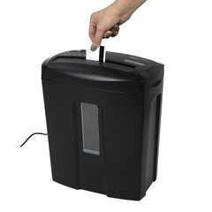 Уничтожитель (шредер) BRAUBERG 615M, 5 уровень секретности, фрагменты 3&times;12 мм, 6 листов, корзина 15 литров, 532152