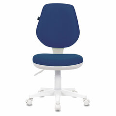 Кресло детское BRABIX &laquo;Fancy MG-201W&raquo;, без подлокотников, пластик белый, синее, 532413
