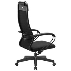 Кресло офисное МЕТТА &laquo;К-27&raquo; пластик, ткань, сиденье и спинка мягкие, серое