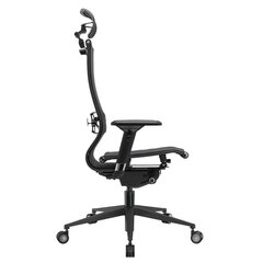 Кресло офисное МЕТТА &laquo;SAMURAI&raquo; Black Edition, сверхпрочная сетка, регулируемое, черное