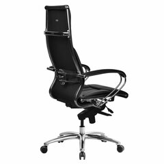 Кресло офисное МЕТТА &laquo;SAMURAI&raquo; Lux, экокожа, регулируемое сиденье, черное