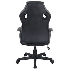 Кресло компьютерное BRABIX &laquo;Fighter GM-008&raquo;, экокожа, черное/<wbr/>серое, 532507