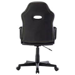 Кресло компьютерное BRABIX &laquo;Stripe GM-202&raquo;, экокожа, черное/<wbr/>желтое, 532510
