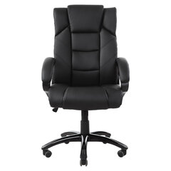 Кресло офисное BRABIX &laquo;Bliss MS-004&raquo;, 6 массажных модулей, экокожа, черное, 532522