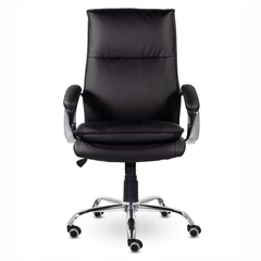 Кресло офисное BRABIX PREMIUM &laquo;Cuba EX-542&raquo;, экокожа, черное, 532549