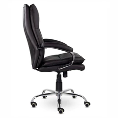 Кресло офисное BRABIX PREMIUM &laquo;Cuba EX-542&raquo;, экокожа, черное, 532549