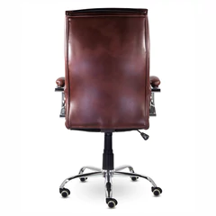 Кресло офисное BRABIX PREMIUM &laquo;Cuba EX-542&raquo;, экокожа, коричневое, 532550
