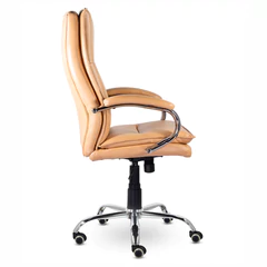 Кресло офисное BRABIX PREMIUM &laquo;Cuba EX-542&raquo;, экокожа, бежевое, 532551