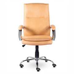 Кресло офисное BRABIX PREMIUM &laquo;Cuba EX-542&raquo;, экокожа, бежевое, 532551