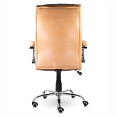Кресло офисное BRABIX PREMIUM &laquo;Cuba EX-542&raquo;, экокожа, бежевое, 532551