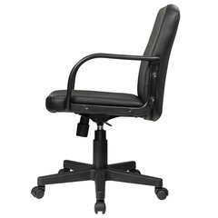 Кресло BRABIX &laquo;Top MG-333&raquo;, с подлокотниками, кожзам, черное, 532553