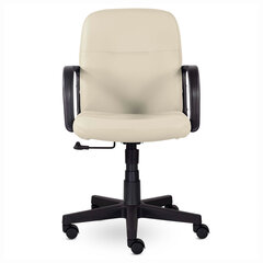 Кресло BRABIX &laquo;Top MG-333&raquo;, с подлокотниками, кожзам, бежевое, 532554