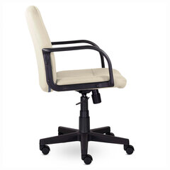 Кресло BRABIX &laquo;Top MG-333&raquo;, с подлокотниками, кожзам, бежевое, 532554