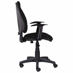 Кресло BRABIX &laquo;Comfort MG-321&raquo;, регулируемая эргономичная спинка, ткань, черное, 532556