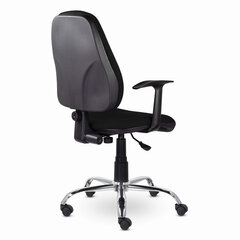 Кресло BRABIX &laquo;Comfort MG-322&raquo;, хром, регулируемая эргономичная спинка, ткань, черное, 532558