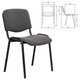 Стул STAFF "Iso Lite CF-008", ткань серая (С-71), 532563