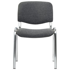 Стул STAFF &laquo;Iso Lite CF-008&raquo;, хром, ткань серая (С-71), 532566