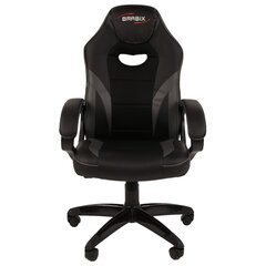 Кресло компьютерное BRABIX &laquo;Accent GM-161&raquo;, TW/<wbr/>экокожа, черное/<wbr/>серое, 532576