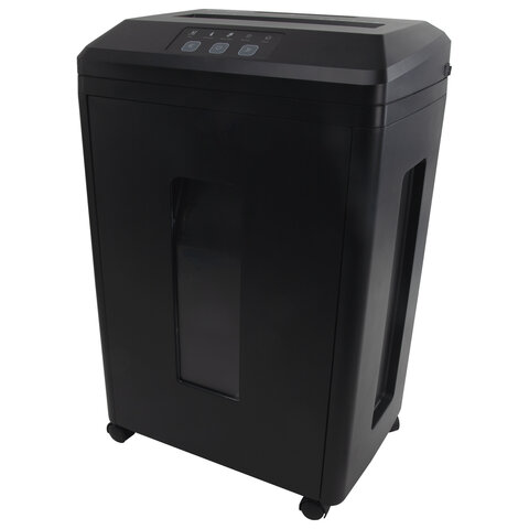 Уничтожитель (шредер) BRAUBERG PROFESSIONAL PS-623n, CD, "HeavyDuty", 7 уровень секретности, 1х2 мм, 6 листов, корзина 23 литра, 532592 - фото 3