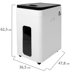 Уничтожитель (шредер) с автоподачей BRAUBERG PROFESSIONAL AUTO PS-300m, HeavyDuty, 5 секретность, 2&times;12 мм, 400 листов, 42 литра, 532593