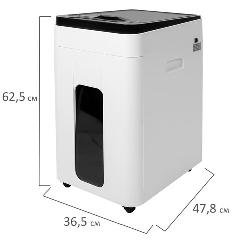 Уничтожитель (шредер) с автоподачей BRAUBERG PROFESSIONAL AUTO PS-300m, HeavyDuty, 5 секретность, 2х12 мм, 400 листов, 42 литра, 532593 - фото 6