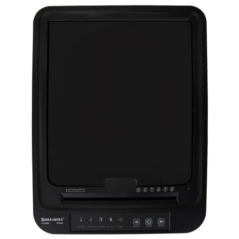 Уничтожитель (шредер) с автоподачей BRAUBERG PROFESSIONAL AUTO PS-300m, HeavyDuty, 5 секретность, 2х12 мм, 400 листов, 42 литра, 532593 - фото 9