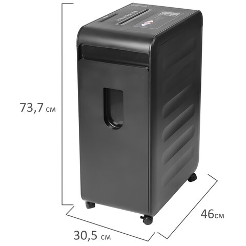 Уничтожитель (шредер) BRAUBERG PROFESSIONAL PS-2542x, CD, "HeavyDuty", 4 уровень секретности, 4х40 мм, 25 листов, корзина 42 литра, 532594 - фото 8