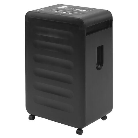 Уничтожитель (шредер) BRAUBERG PROFESSIONAL PS-2042m, CD, "HeavyDuty", 5 уровень секретности, 2х10 мм, 20 листов, корзина 42 литра, 532595 - фото 2