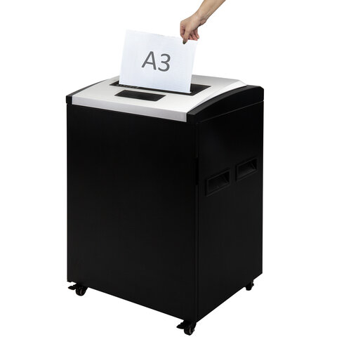 Уничтожитель (шредер) BRAUBERG PROFESSIONAL PS-4090s, "HeavyDuty", A3, 2 уровень секретности, 4 мм, 40 листов, корзина 90 литров, 532596 - фото 8