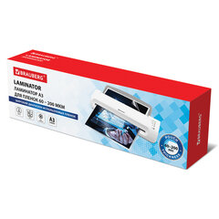 Ламинатор BRAUBERG SILVER MAX A3, толщина пленки 60-200 мкм, скорость 32 см/<wbr/>мин., 532626