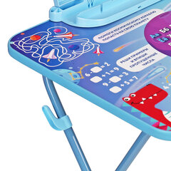 Комплект детской мебели голубой КОСМОС: стол + стул, пенал, BRAUBERG NIKA KIDS, 532634