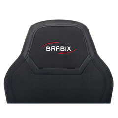 Кресло компьютерное BRABIX &laquo;Alpha GM-018&raquo;, ткань/<wbr/>экокожа, черное, 532636