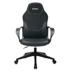 Кресло компьютерное BRABIX &laquo;Alpha GM-018&raquo;, ткань/<wbr/>экокожа, черное, 532636