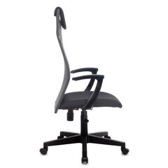 Кресло офисное KB-8, ткань-сетка, темно-серое, TW-04/<wbr/>TW-12