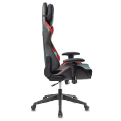 Кресло компьютерное Zombie VIKING 5 AERO, 2 подушки, экокожа, черное/<wbr/>красное