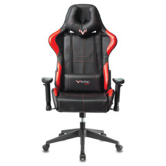 Кресло компьютерное Zombie VIKING 5 AERO, 2 подушки, экокожа, черное/<wbr/>красное