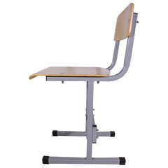 Стул ученический нерегулируемый &laquo;Умник&raquo;, 380&times;480&times;800 мм, рост 6, серый каркас