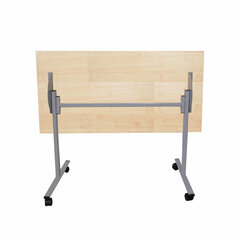 Стол складной &laquo;Эверест&raquo;, 1200&times;600&times;760 мм, серый каркас, ЛДСП клен