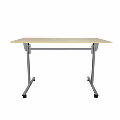 Стол складной &laquo;Эверест&raquo;, 1200&times;600&times;760 мм, серый каркас, ЛДСП клен