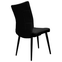 Стул BRABIX &laquo;Novita CF-060&raquo;, экокожа черная, каркас металлический усиленный черный, 532781