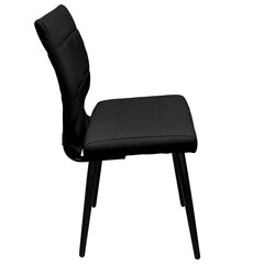 Стул BRABIX &laquo;Novita CF-060&raquo;, экокожа черная, каркас металлический усиленный черный, 532781