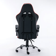 Кресло компьютерное BRABIX &laquo;Dexter GM-135&raquo;, подножка, две подушки, экокожа, черное/<wbr/>красное, 532799