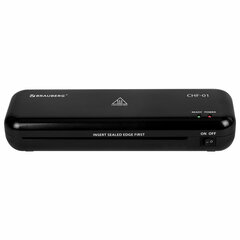 Ламинатор BRAUBERG CHF-01 А4, 60-150 мкм, 25 см/<wbr/>мин, с подарочным набором для ламинирования: резак, обрезчик углов, пленка 52 шт., 532861