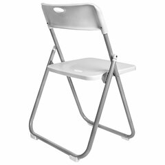 Стул складной BRABIX &laquo;Golf Lite CF-017&raquo;, серебристый каркас, пластик белый, 532896