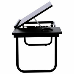 Столик складной для ноутбука/<wbr/>завтрака BRABIX BT-004 (560&times;320&times;270 мм), регулировка наклона, черный, 532905