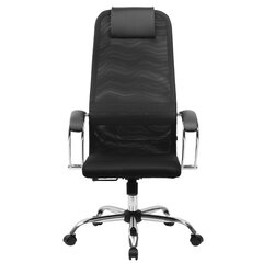 Кресло BRABIX PREMIUM &laquo;Ultimate EX-800&raquo; хром, плотная двойная сетка Х2, черное, 532911