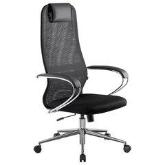 Кресло BRABIX PREMIUM &laquo;Ultimate EX-800&raquo; хром, плотная двойная сетка Х2, черное, 532911