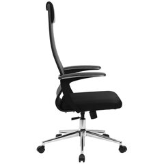 Кресло BRABIX PREMIUM &laquo;Ultimate EX-801&raquo; хром, плотная двойная сетка Х2, черное, 532917