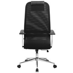 Кресло BRABIX PREMIUM &laquo;Ultimate EX-801&raquo; хром, плотная двойная сетка Х2, черное, 532917