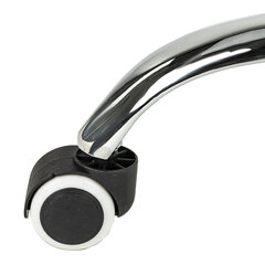 Кресло стул BRABIX &laquo;Eames MG-310 CH&raquo;, хром, пластик белый, экокожа белая, 532923